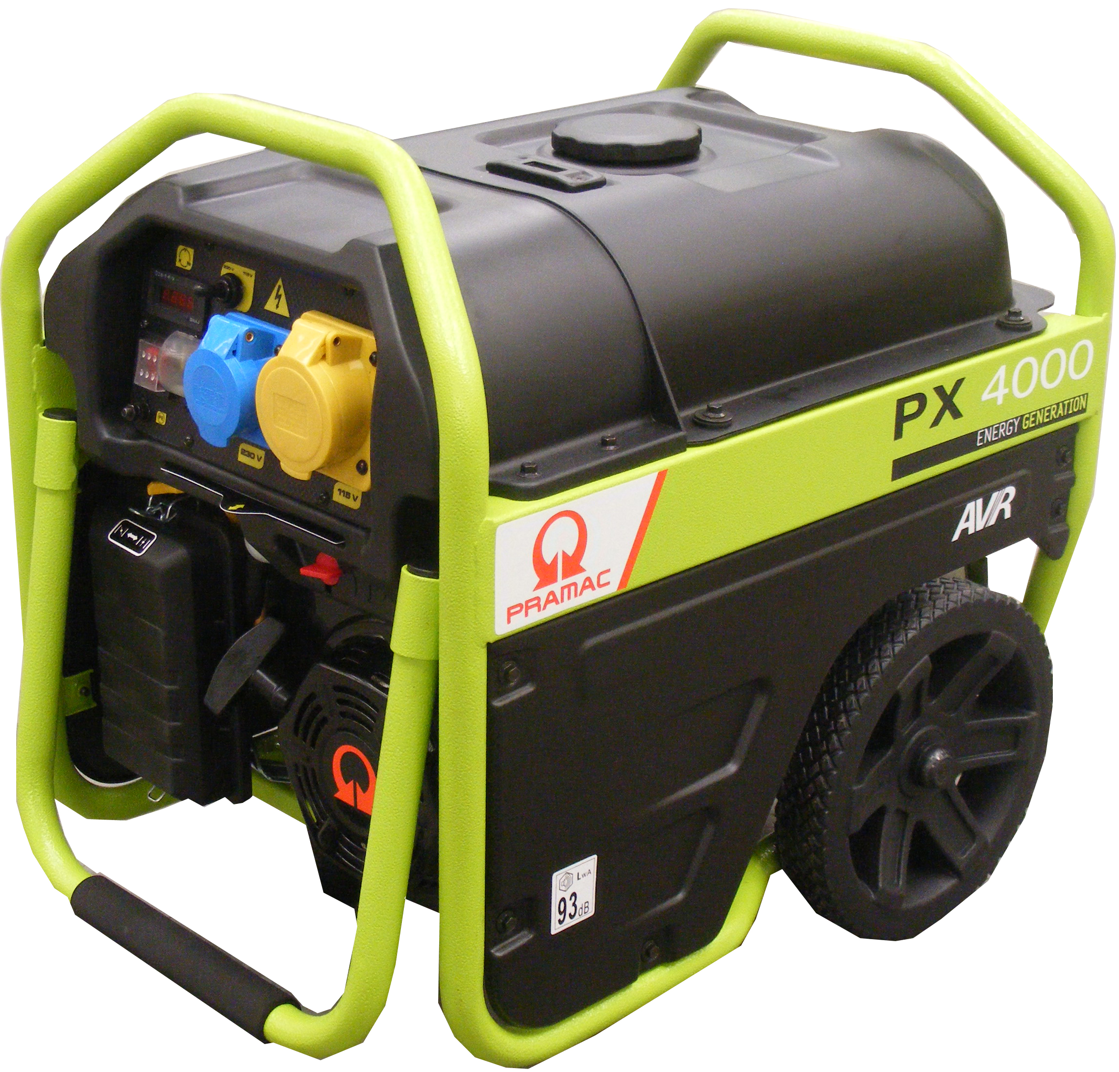 Pramac PX4000 2.7kw 230V / 110V AVR Petrol Generator