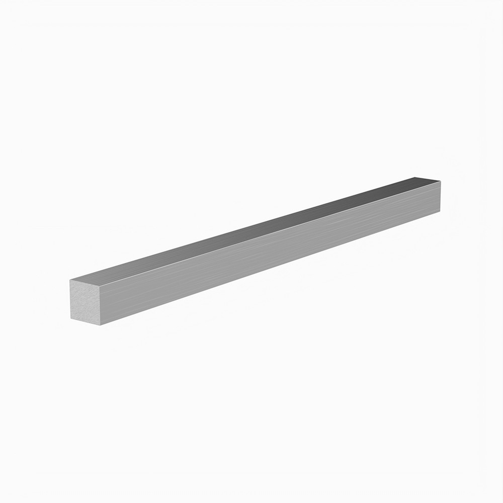1/2" x L:5m Aluminium Square Bar Grade 6063 T6