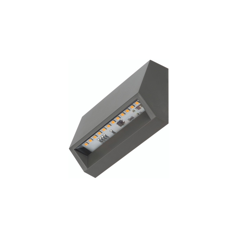 TimeGuard Horizontal LED Step Light Dark Grey 1.4W