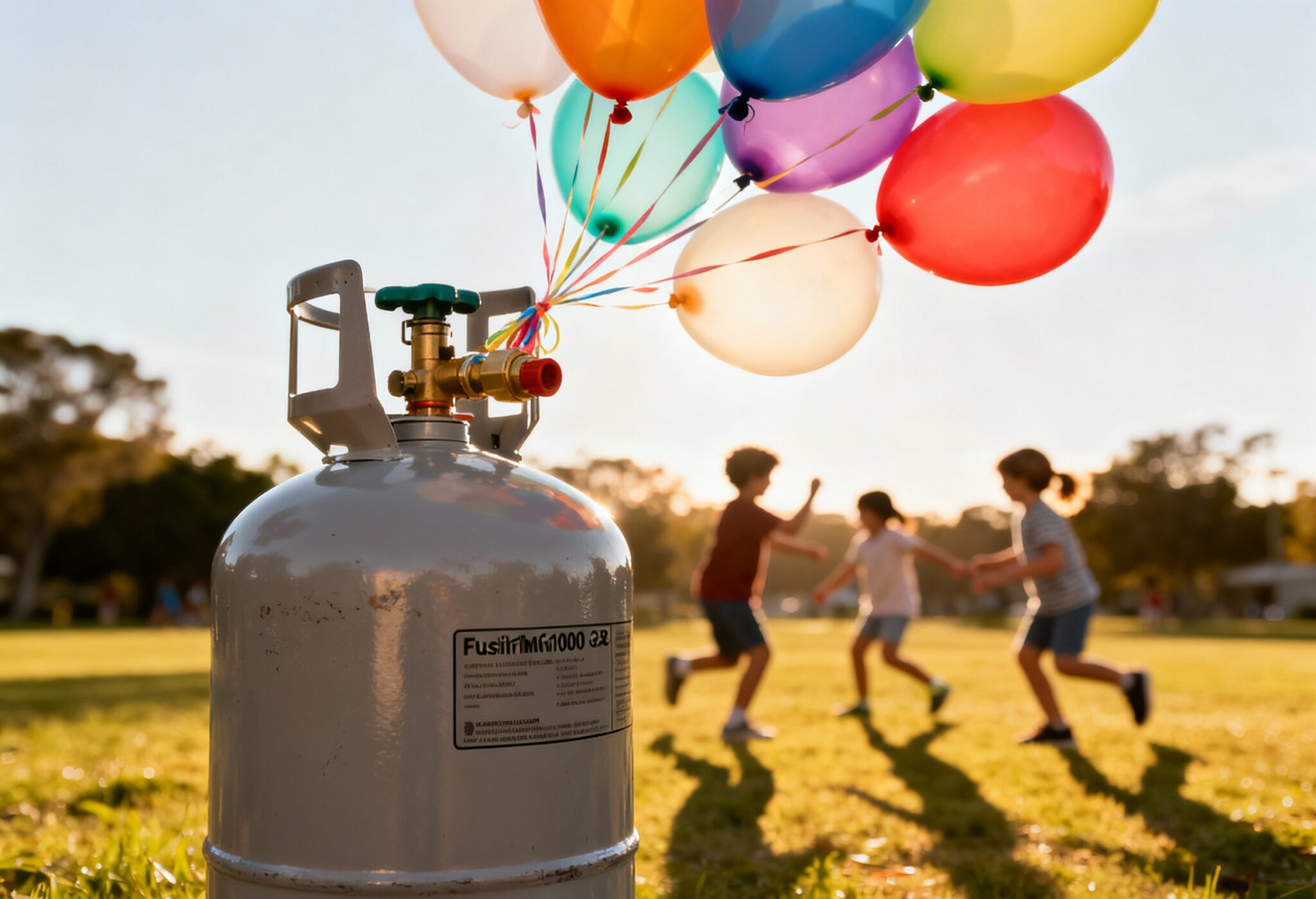 Helium for Party Balloons
