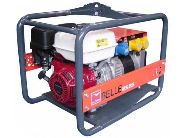 Belle GPX5000 Generator Honda Engine 5.0kva For Construction Companies