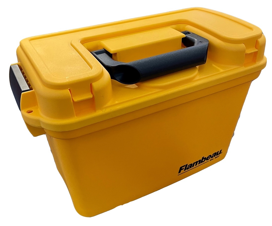 14-Inch Water-Resistant Electrics Meter and Accessory Case - Yellow Dry Box