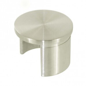 End Cap For Slotted Tube Balustrade Handrail
