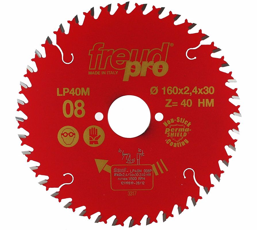 FREUD LP40M 008 Fine Saw Blade 160 X 30 X 40T