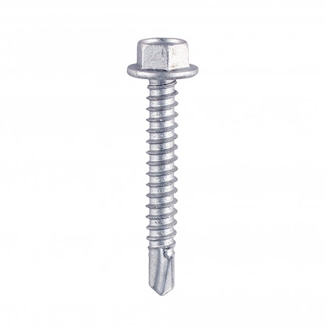 TIMCO Light Section Metal Construction Screws - Hex - Self-Drilling - Zinc