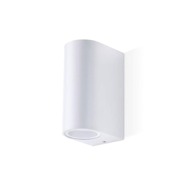 JCC GU10 Curve Up/Down Wall Light White