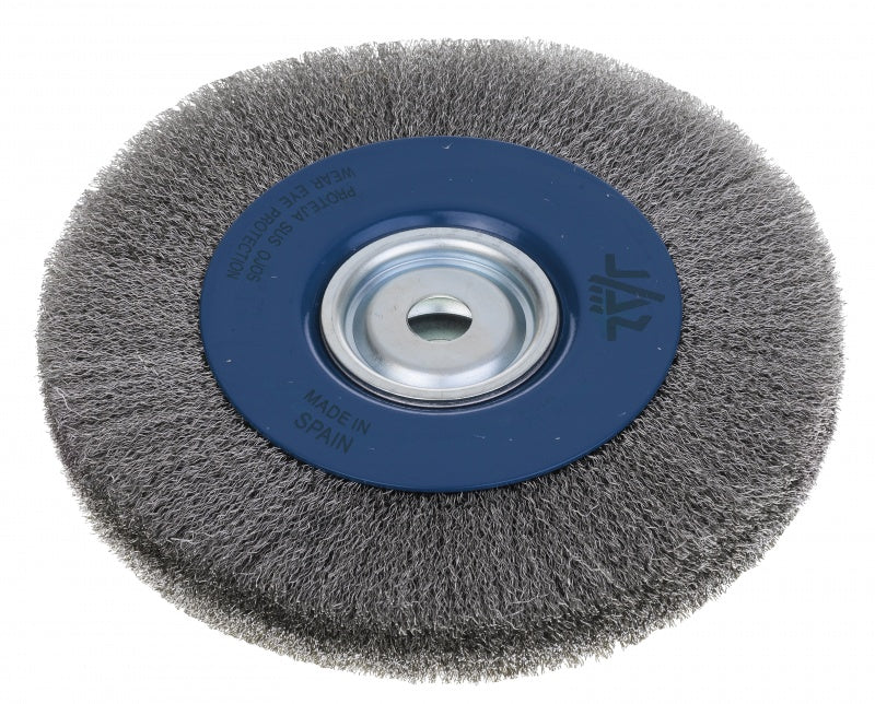 Bench Wire Brush Wheels: Stainless Steel
