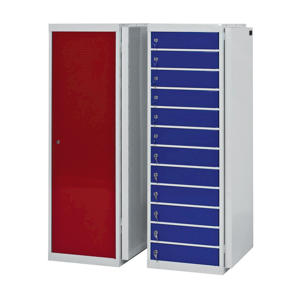 Low Height Charging Laptop Lockers 1460mm For in stry Of Defence