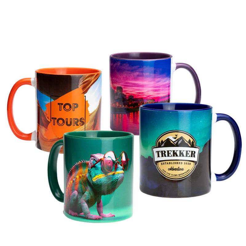 Two-Tone Dye Sub Mugs