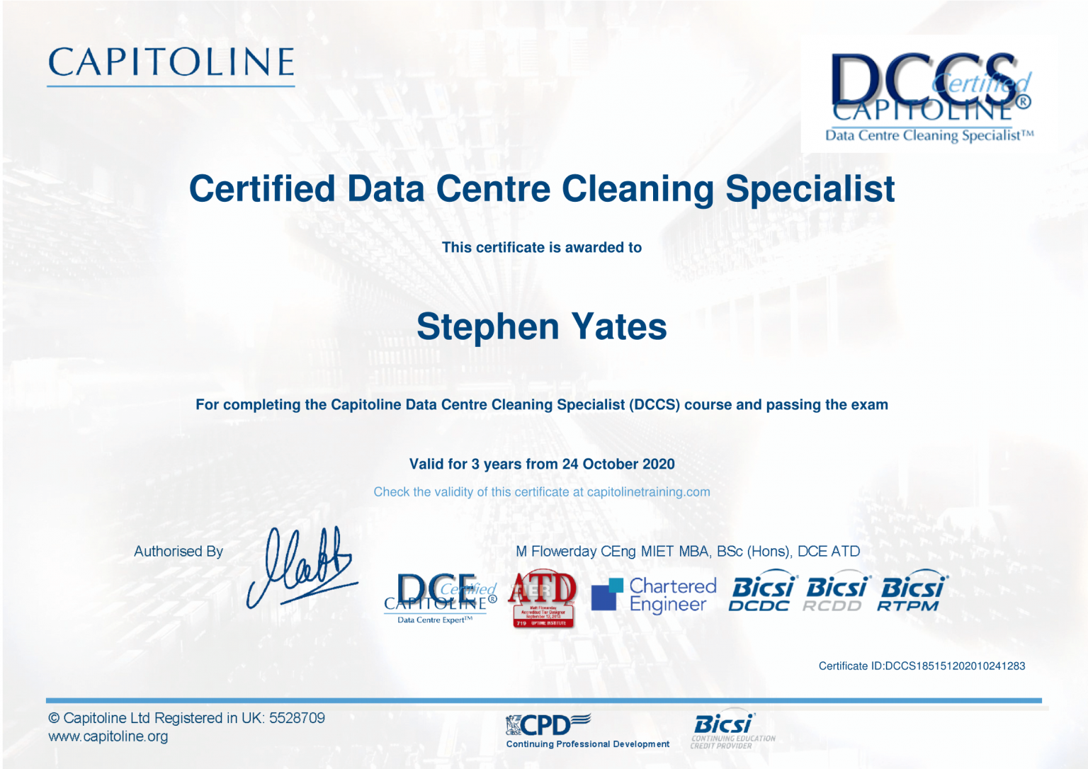 Data Centre Cleaning: Certified Data Centre Cleaning Specialist