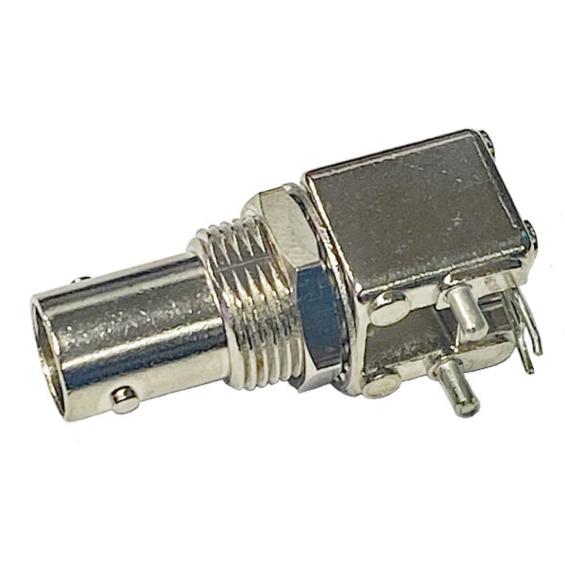 BNC 50 Ohm Shielded Elbow PCB Socket Low Profile