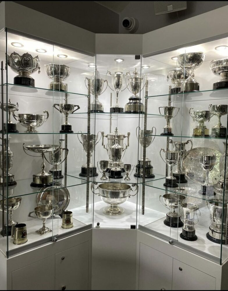 Corner Trophy Cabinets For Employee Achievement Awards