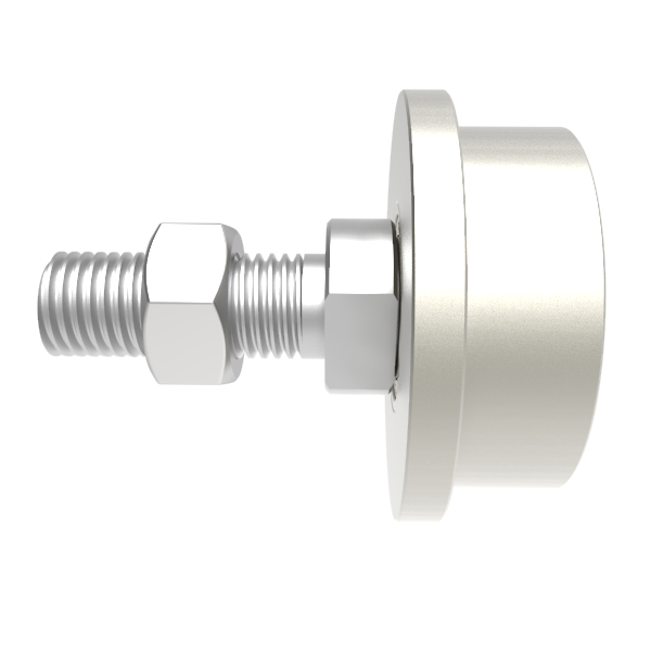 Steel Parallel Flanged 80mm 'I' Beam Wheel with M24 Axle 700kg