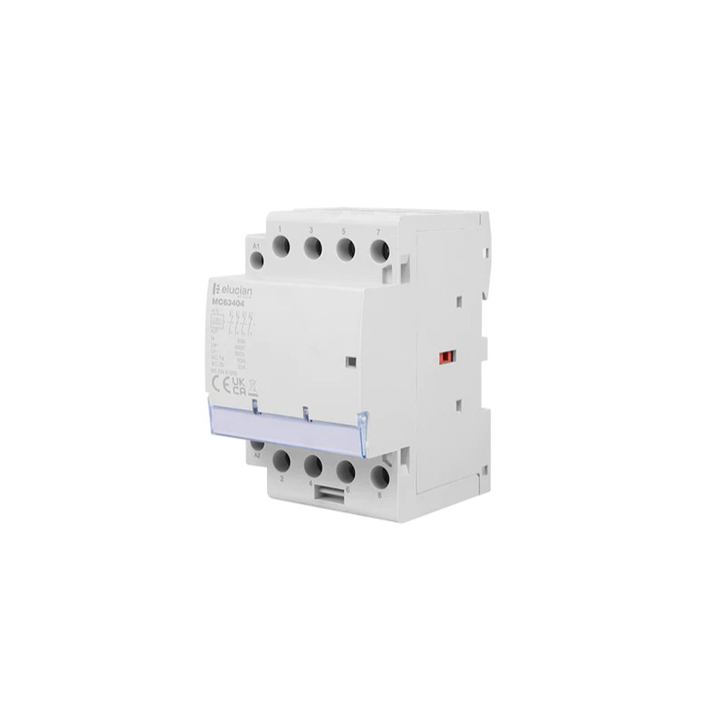 Click Elucian 4 Pole 3 Module 63A 4 x N/C Contactor