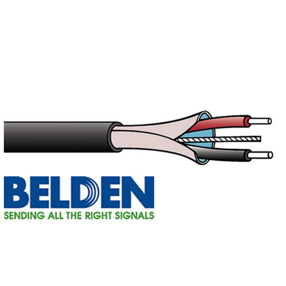 BELDEN 9451D AUDIO SHOTGUN 2 PAIR PVC RED & GREY 305M