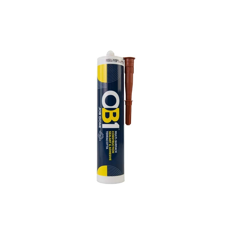 Unicrimp OB1 Multi-Surface Construction Sealant & Adhesive Terracotta 290ml