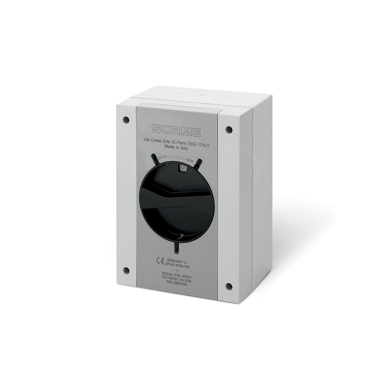 Scame 30A 800V Isolator Switch IP66
