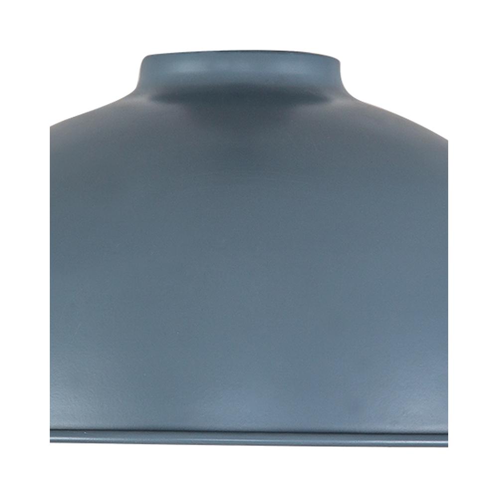 Luxuria Glorelle Dome 25cm Lampshade Cool Grey