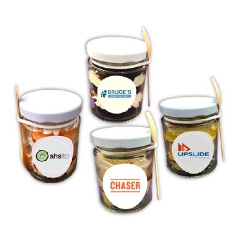 4 Cake Jars (Strawberry)