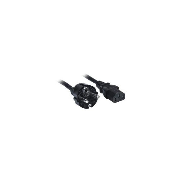 Schuko CEE 7/7 IEC320 C13 European Power Cord 18AWG 3-pin 6 ft