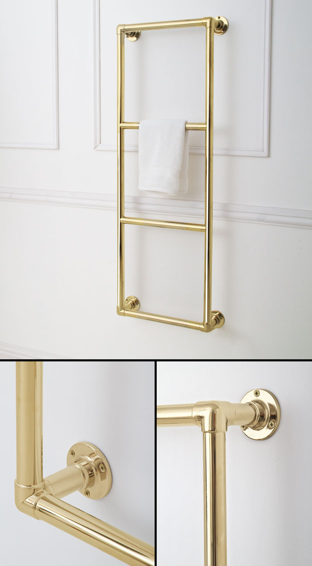 Classic Gold Heated Towel Rail (111GG)