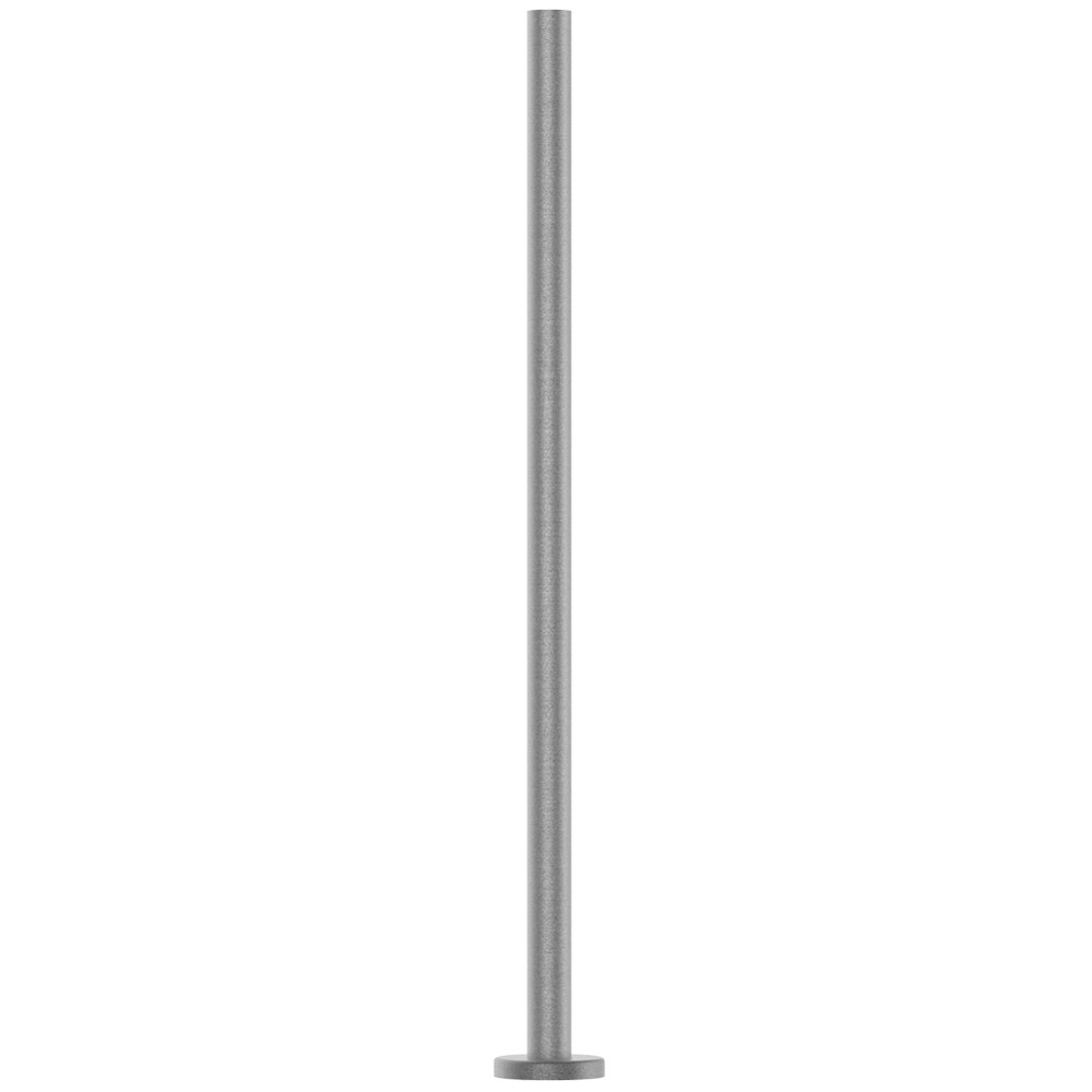 42.4mm Plain Base Plated Post 978mm Long - No Holes - Type 316