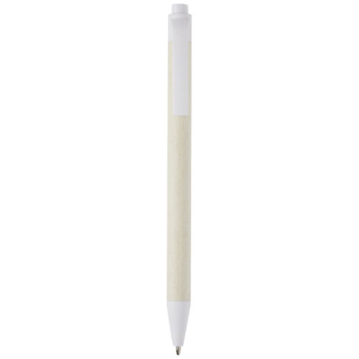 DAIRY DREAM RECYCLED MILK CARTONS BALL PEN in White.