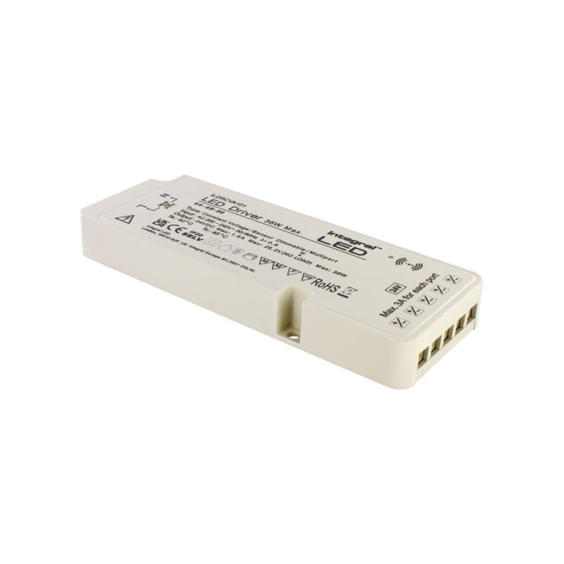 Integral 5 Multiport Sensor Dimmable Constant Voltage Driver 24V DC 36W