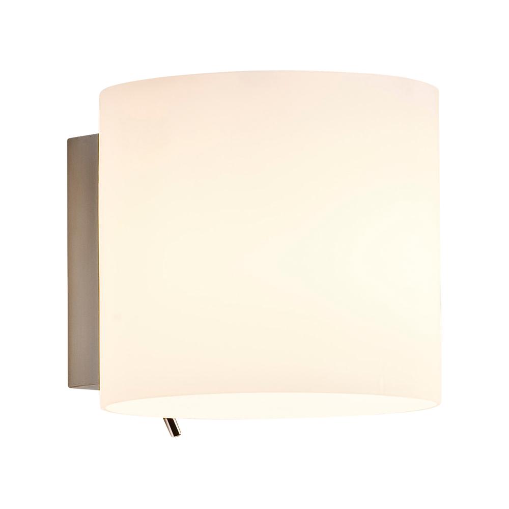 Astro Luga White Glass Wall Light