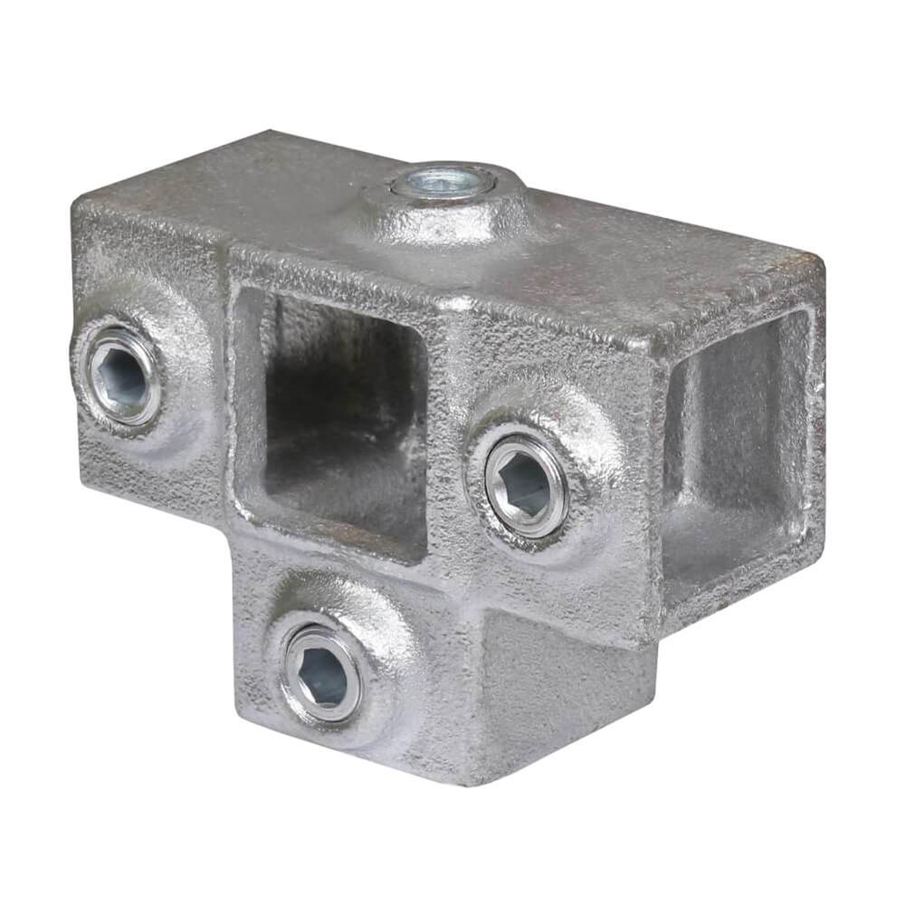 Tube Clamp - 3 Way Outlet Tee 25 x 25mmSquare Hollow Section