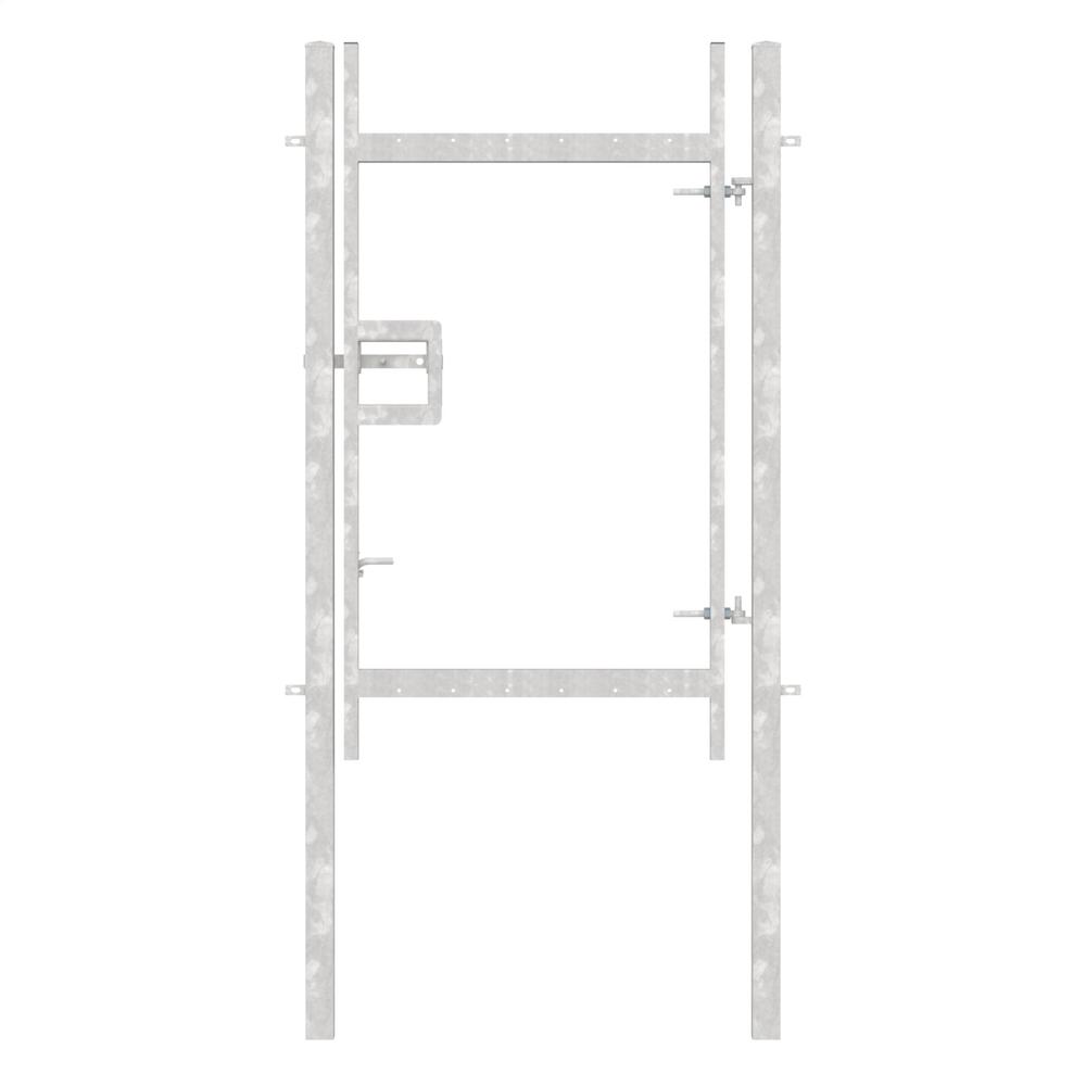 Single Leaf Gate Frame - LH  2.1m x 1.2mComes with posts, slide latch & hinges