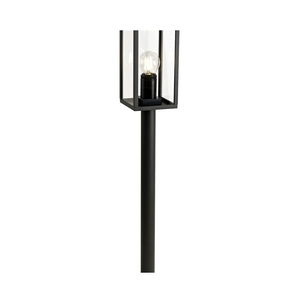 Luxuria Galle Tall Post E27 IP54 Graphite Black