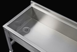 Hygienic Stainless Steel Wash Troughs For Hospitals