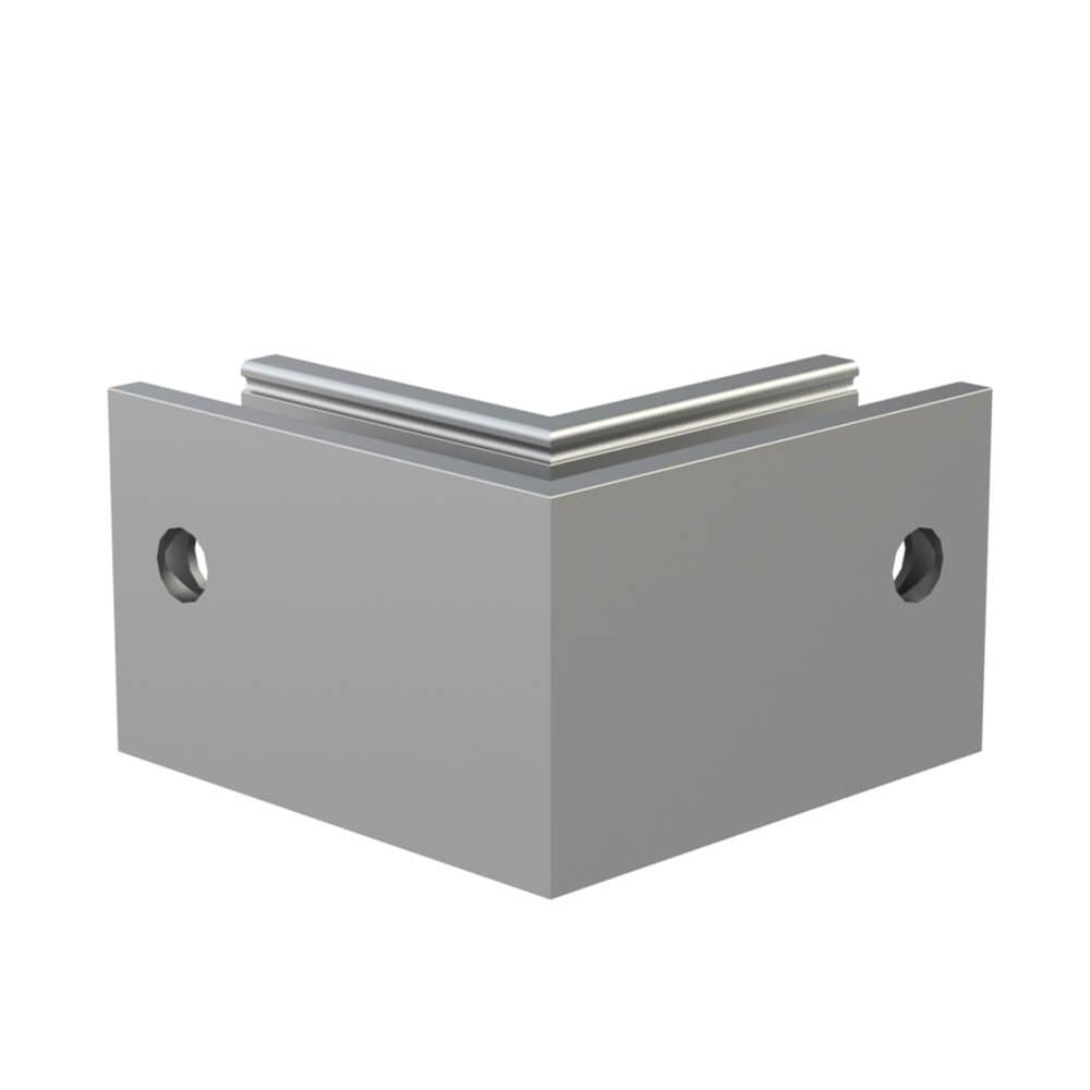 External Corner for Adjustable AluminiumSide Fix (Satin Anodised)