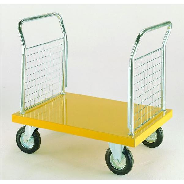 Coloured Platform Truck Double End - 1000 x 700mm (LxW)