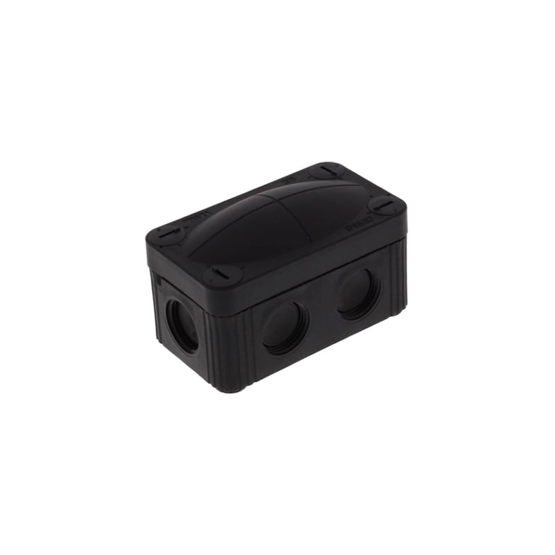 Wiska Black Junction Box