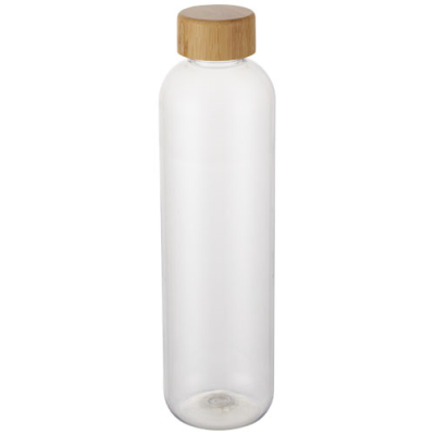 ZIGGS 1000 ML RECYCLED PLASTIC WATER BOTTLE in Clear Transparent Clear Transparent.