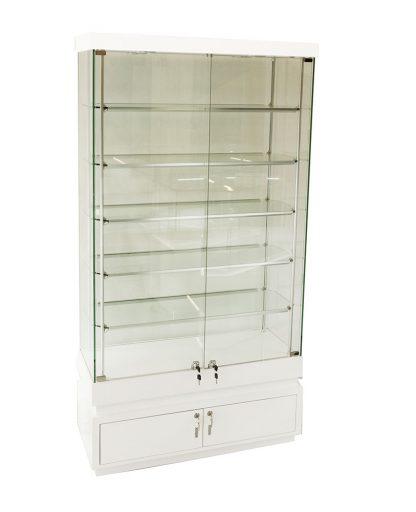 Pre-Assembled Tall Display Cabinets LED Lighting