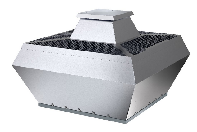 DVNI 800D6 IE3 Centrifugal roof fan, 120°C continuous, vertical discharge. 22,360m³/h.