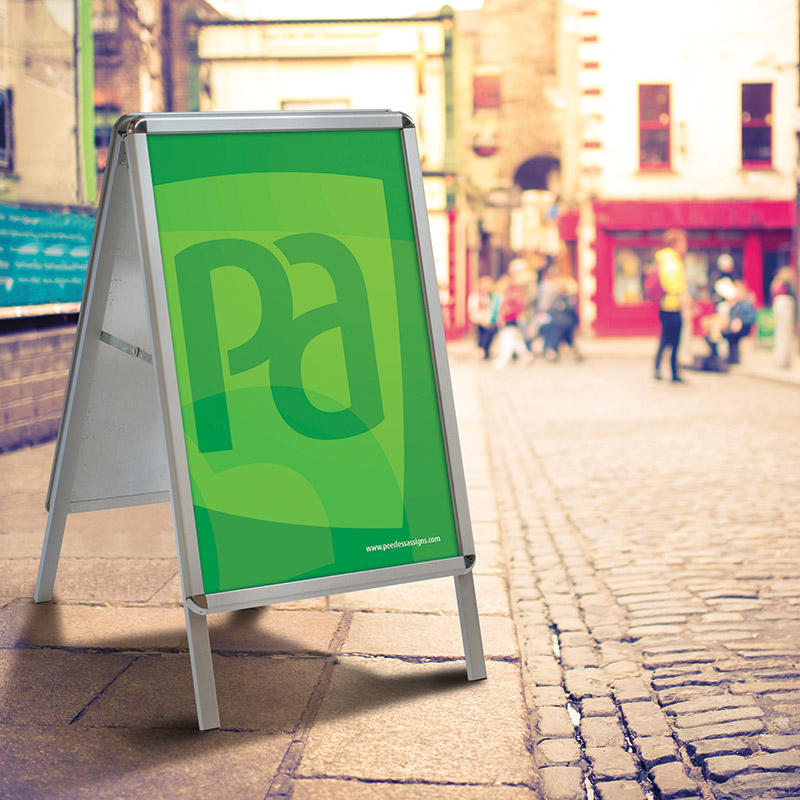 Pavement Signs A-Boards And Forecourt Displays For Estate Agents & Property Marketing