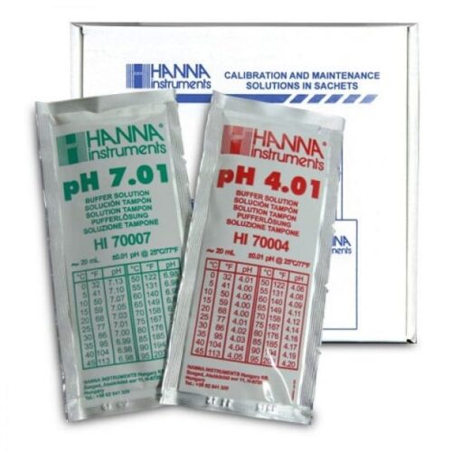 pH Combination Buffer Solution Kit 4.01 and 7.01 5 x 5 20ml sachets