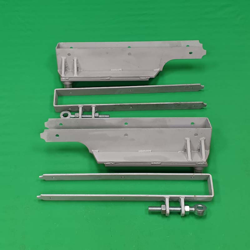Offset Hinges & Frog Shoes Kit Pair Hot Zinc Sprayed &#40;New Style&#41;