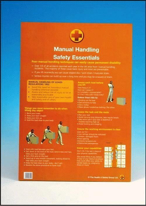 A2 poster  -  Manual Handling Essentials