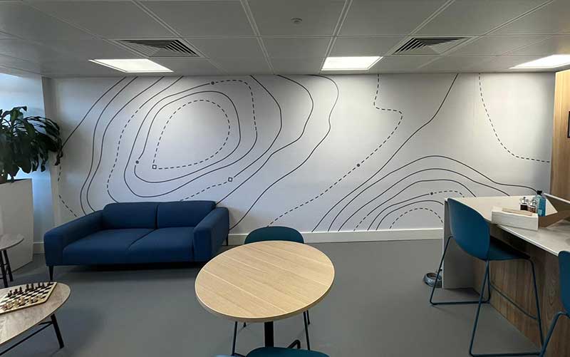 Impressive Personalised Wall Decals For Waiting Areas UK