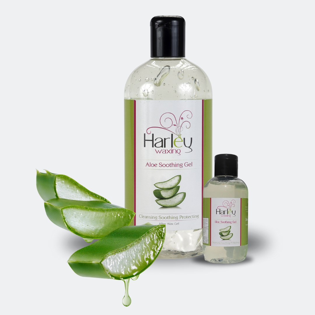 The Ulimate Post-Wax skin relief - Harley Aloe Soothing Gel.