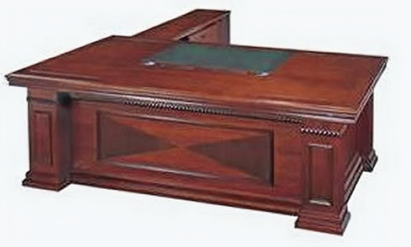 Specialising In Elegant Executive Office Desk with Pedestal and Return - 1800mm / 2000mm / 2200mm / 2400mm - EMP-DSK38 UK