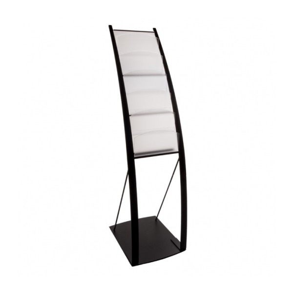 Free Standing 6xA4 Office Magazine Racks