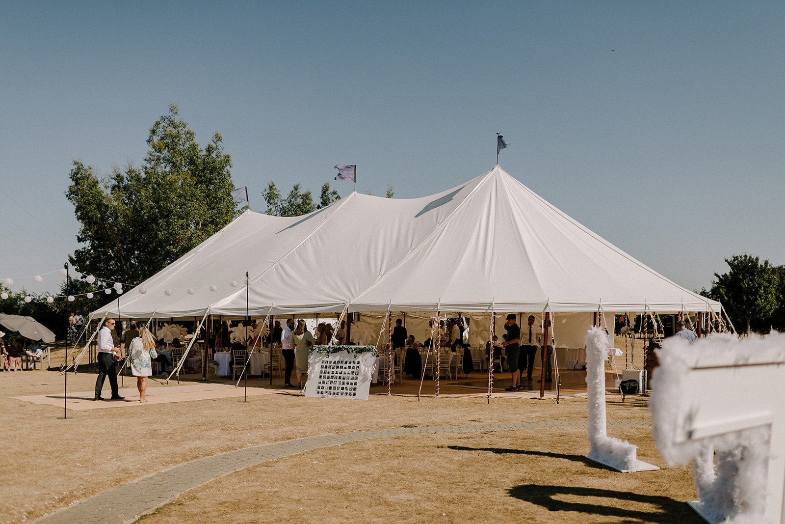 Traditional Style Marquee With Modern Twist
