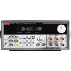 Keithley 2230-30-1 DC Power Supply, Triple Output, 2x 30 V / 1.5 A, 6 V / 5 A, 120 W, USB, 2230 Series