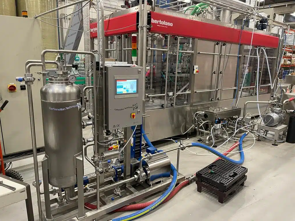 Carbonating Machine Installed and Commissioned for Danish Bottling Company